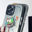 Coque d’iPhone 11 Double Couche Couleur Argent Série
Animal Peinture À L'huile Téléphone Cas (Duck Rush)