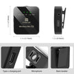 PULUZ Microphone cravate sans fil PULUZ pour iPhone / iPad, récepteur 8 broches (noir)