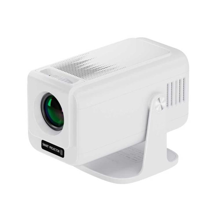 Projecteur intelligent portable V1 à mise au point manuelle, écran LCD 3 pouces, résolution 1920 x 1080p, fréquence de rafraîchissement de 270 Hz, système d'exploitation Android 13, type de prise EU  (blanc)