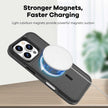 Coque iPhone 16 Pro Armor Magsafe PC Hybrid TPU Phone Case (Noir)