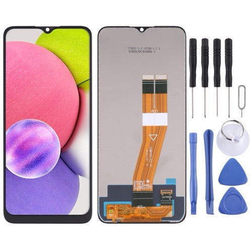 Écran LCD OEM pour Samsung Galaxy A03S avec assemblage complet du numériseur