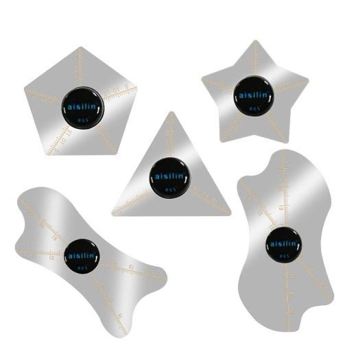 5 PCS 0.1MM Carte d'élimination de barre de crowbar de barre d'acier inoxydable ultra-mince - Wakeshopes