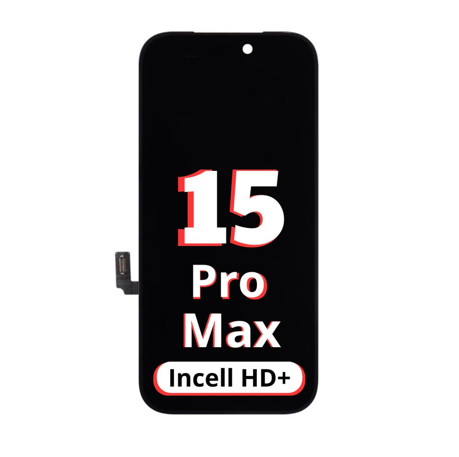 Ecran pour iPhone 15 Pro Max - Incell HD+ (Support IC Remove)(SUPPORT 120HZ)