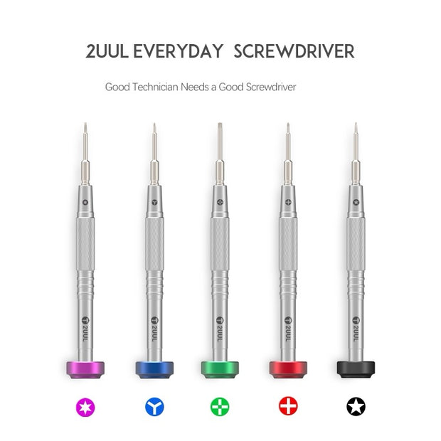 Jeu de tournevis flyshaft coloré 2UUL