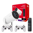 Projecteur de jeu HY300 Système Android 11 avec contrôleur de jeu sans fil 720P Home Cinéma