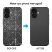 Coque arrière avec aspect imitation iP16 pour iPhone XR avec logo
