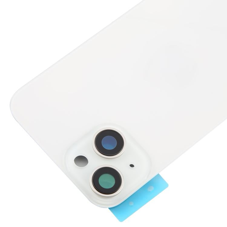 Vitre arrière noire pour iPhone 14 avec objectif caméra intégré avec logo
