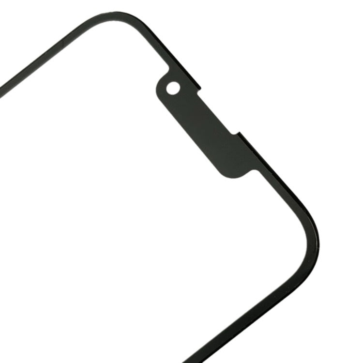 Pour iPhone 14 Lentille en verre extérieure de l'écran avant avec adhésif optiquement transparent OCA