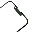 Pour iPhone 14 Lentille en verre extérieure de l'écran avant avec adhésif optiquement transparent OCA
