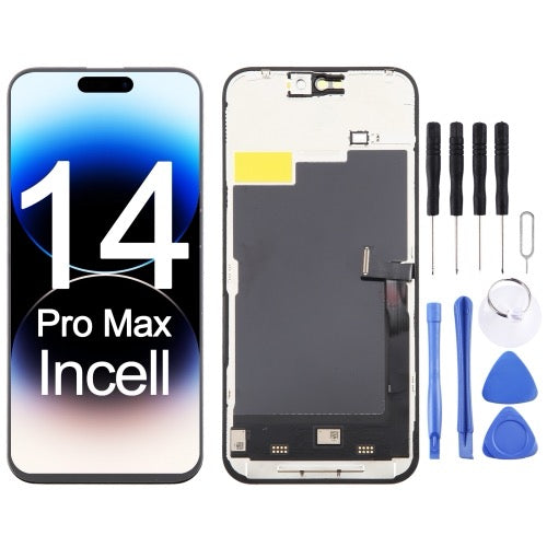 Pour iPhone 14 Pro Max ZY incell HD 1:1 écran LCD avec numériseur assemblage complet, retirer le circuit intégré, besoin d'une réparation professionnelle