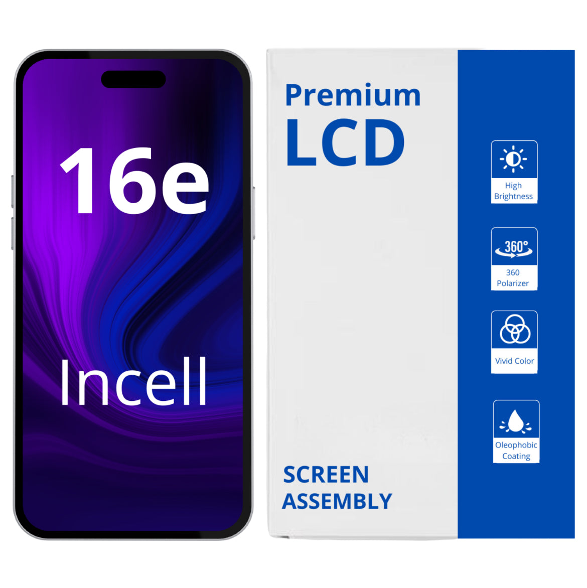 Écran LCD Excellent
Assemblage pour iPhone 16e
Incell