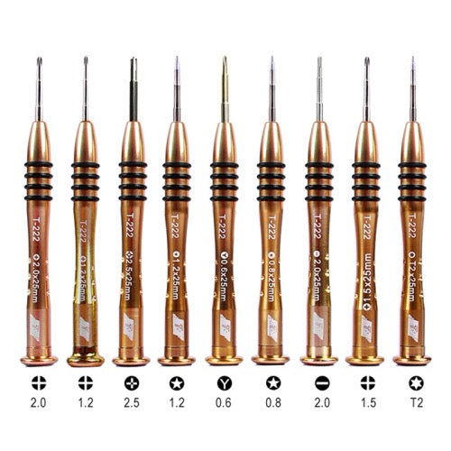 9 en 1 tournevis de précision
PRECISION TOOLS
outil d'ouverture de réparation professionnel pour téléphone portable tablette PC - Wakeshopes