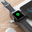 Chargeur sans fil magnétique portable pour Apple Watch 1/2/3/4/5/6/7/8/9/10/SE, chargeur sans fil intelligent de type C (blanc)