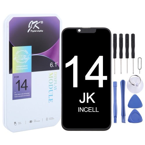 Écran LCD JK inell pour iPhone 14 avec assemblage complet du numériseur
