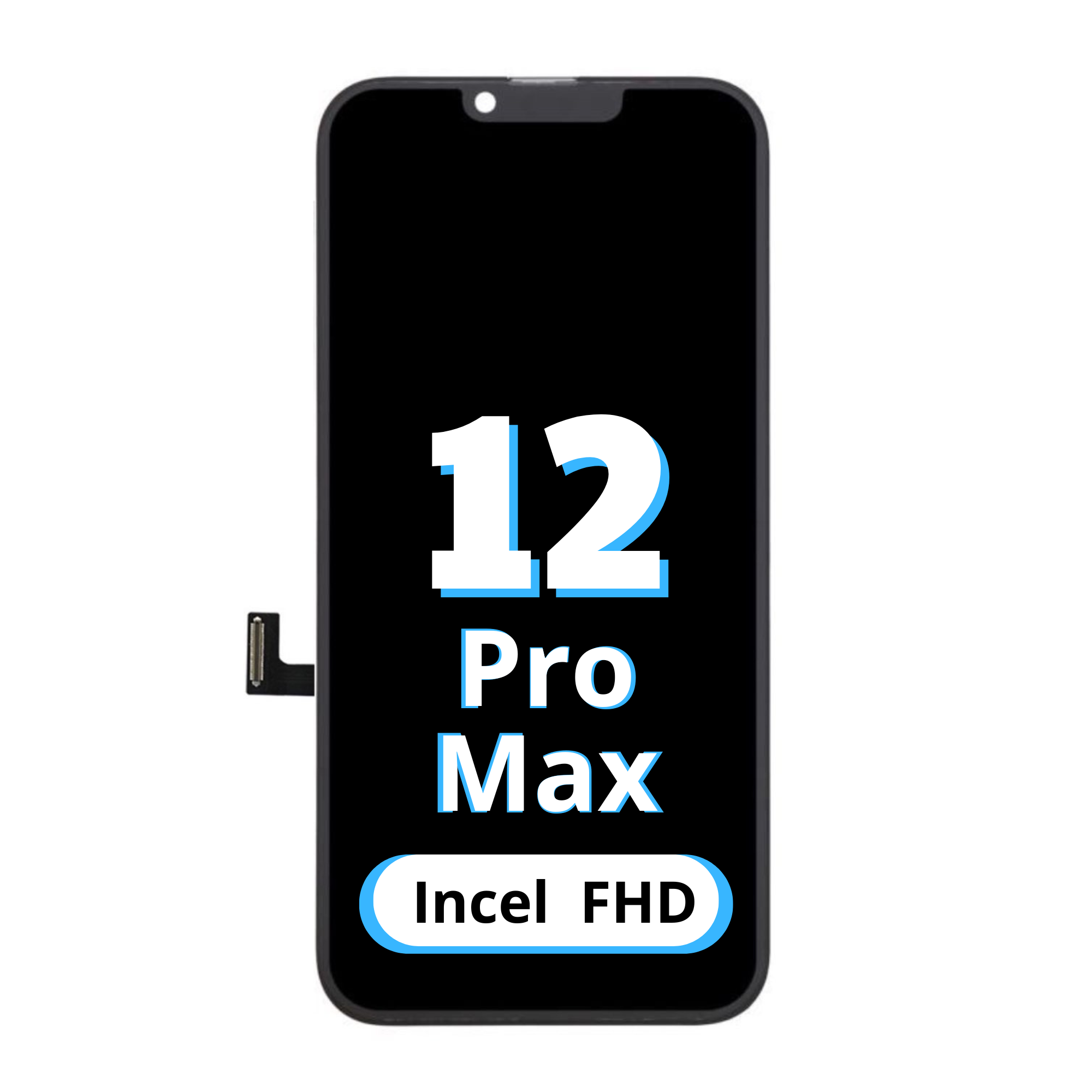 Écran iPhone 12 Pro Max – Incell FHD (COF) (Support IC Remove)