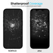 Vitre de protection iPhone 16 2 pcs A++ avec le cadre d’installation