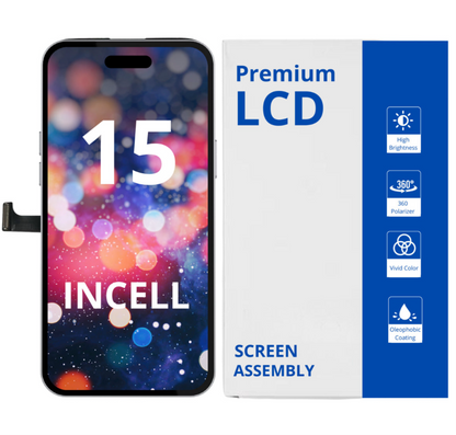 Écran LCD Excellent
Assemblage pour iPhone 15
Incell