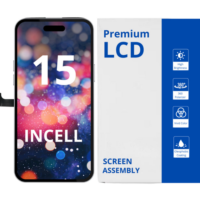 Écran iPhone 15 (Incell) Premium – Qualité Fiable