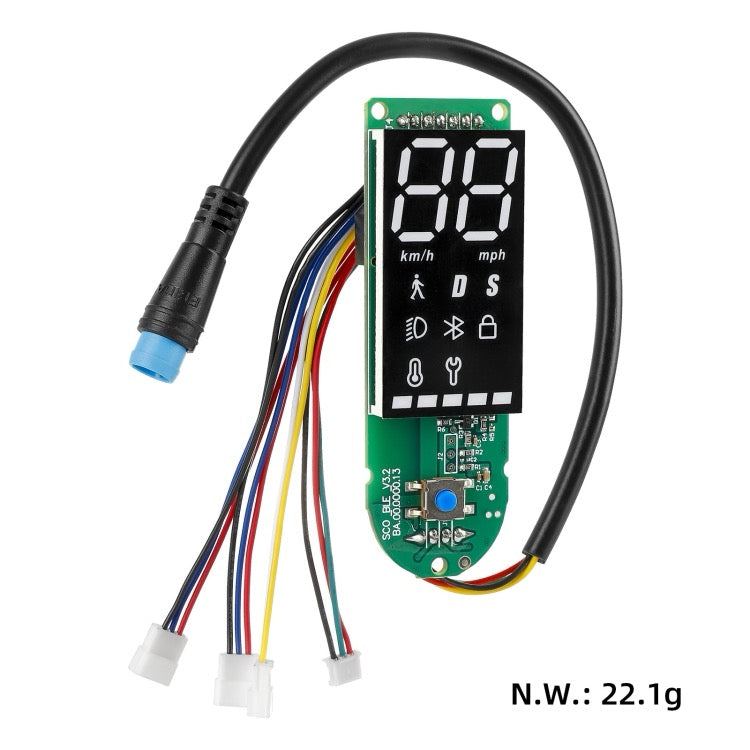 Pour Xiaomi Electric Scooter Pro/Pro 2/1S Ensemble de cartes Bluetooth à double frein à quatre fils, Spécifications : seule carte