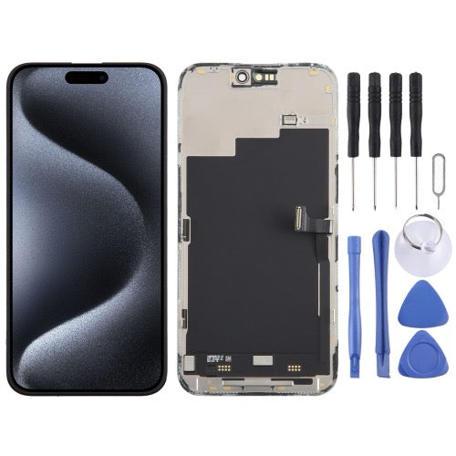 Ecran iPhone 15 pro Max d’origine avec numérique assemblage complet + vitre de protection et quitte à outils offerts