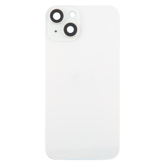 Vitre arrière noire pour iPhone 14 avec objectif caméra intégré avec logo