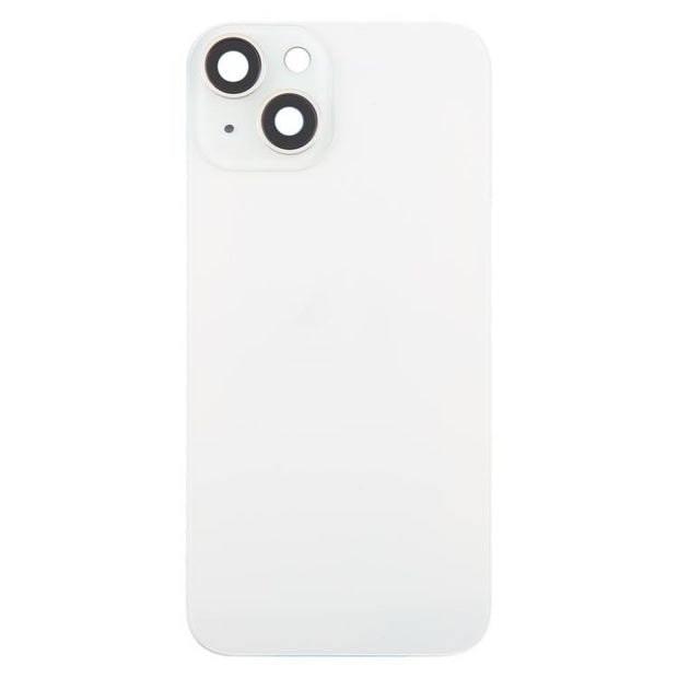Vitre arrière noire pour iPhone 14 avec objectif caméra intégré avec logo