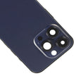 Pour iPhone 14 Pro Cache arrière de batterie avec câble flexible d'alimentation + volume + module de chargement sans fil, Version : version chinoise (violet) avec logo