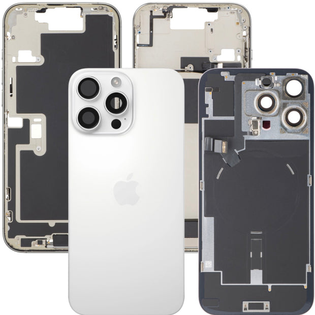 Châssis iPhone 16 Pro Max blanc – Haute Qualité original