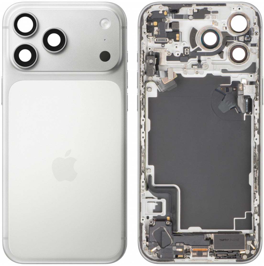 Châssis iPhone 17 Pro Max Silver – Haute Qualité original