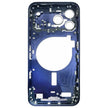 Pour iPhone 17 Pro – Cadre central avec cache-objectif bleu | Pièce de remplacement haute qualité