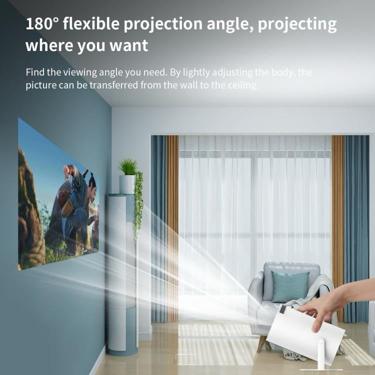 Projecteur de jeu HY300 Système Android 11 avec contrôleur de jeu sans fil 720P Home Cinéma