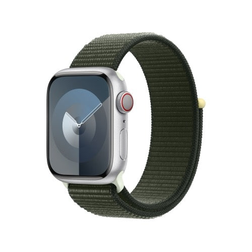 Bracelet de montre de sport de type boucle pour Apple Watch Ultra 49 mm et Watch Ultra 2 49 mm / Série 9 & 8 & 7 45 mm / SE 3 & SE 2 & 6 & SE & 5 & 4 44 mm / 3 & 2 & 1 42 mm (vert aiguille de pin) - Wakeshopes