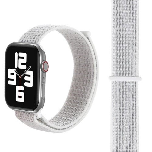 Bracelet de montre en nylon à la mode simple pour Apple Watch Series 7 41 mm / 6 & SE & 5 & 4 40 mm / 3 & 2 & 1 38 mm, avec bâton magique - Wakeshopes