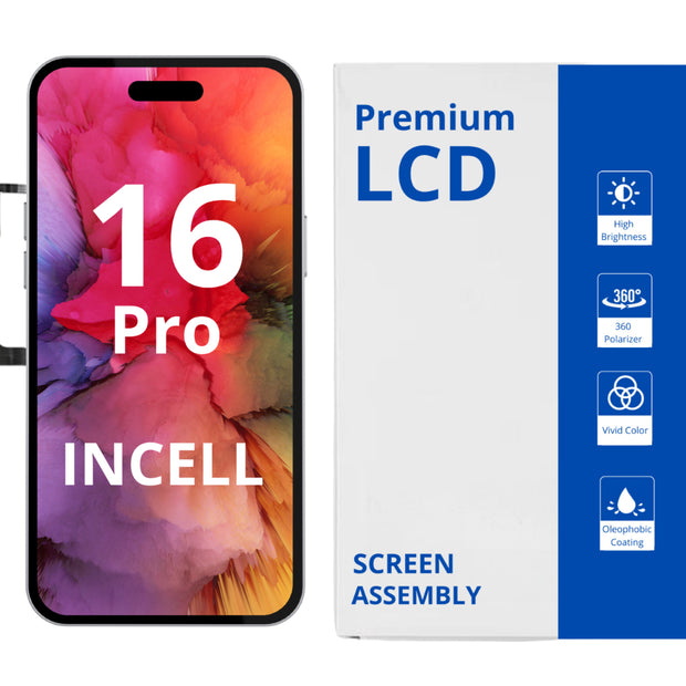 Écran LCD Excellent
Assemblage pour iPhone 16 Pro 
Incell