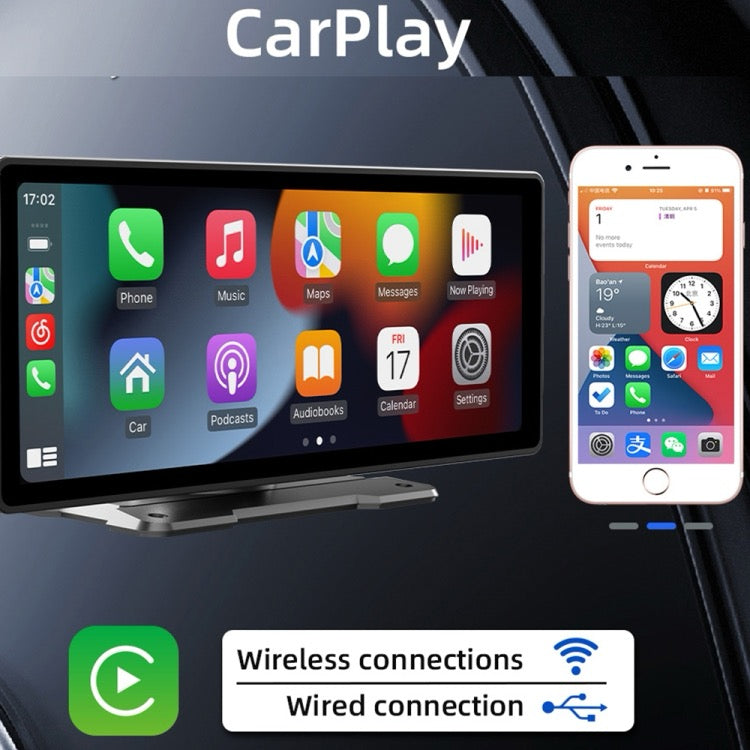 CarPlay Sans Fil et Filaire – Écran 10,26 Pouces, Bluetooth 5.0, Android Auto et Vue Arrière