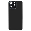 Pour iPhone 15 Pro Couvercle arrière de batterie en verre avec support de flash + module de chargement sans fil avec logo