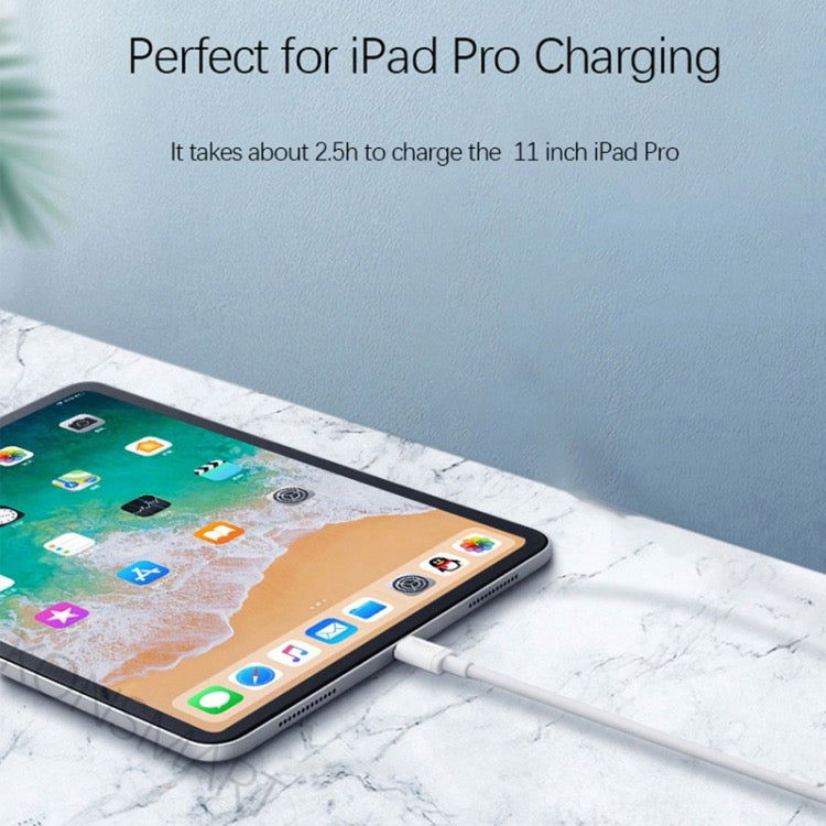 Chargeur USB-C / Type-C simple 2 en 1 PD 18W + USB-C / Type-C à 8 broches, longueur du câble: 1 m (prise UE) - Wakeshopes