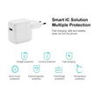 Chargeur USB 12W + Câble de données USB à 8 broches pour iPad / iPhone / iPod série EU - Wakeshopes