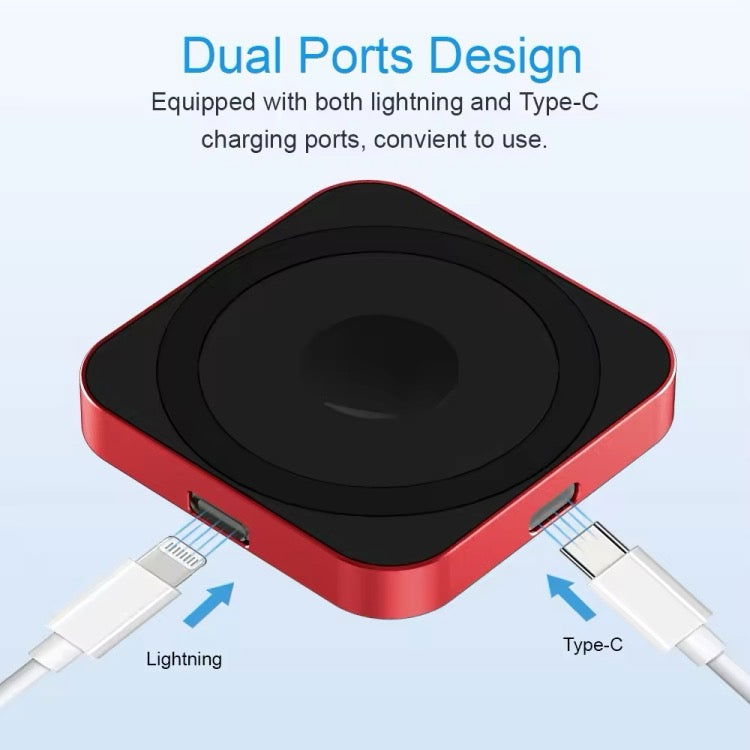 Chargeur sans fil magnétique 15W 3 en 1 pour Airpods de téléphone portable IWatch (noir) - Wakeshopes