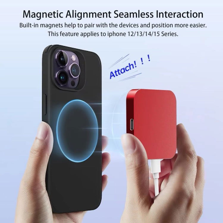 Chargeur sans fil magnétique 15W 3 en 1 pour Airpods de téléphone portable IWatch (noir) - Wakeshopes