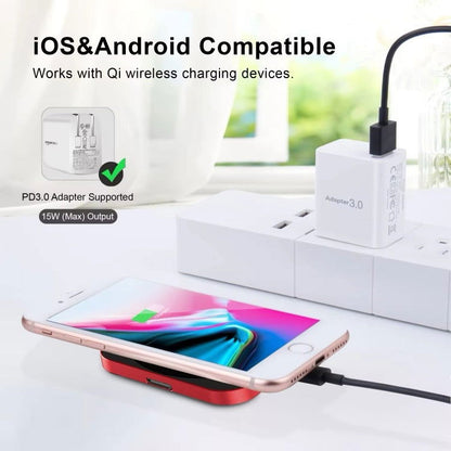 Chargeur sans fil magnétique 15W 3 en 1 pour Airpods de téléphone portable IWatch (noir) - Wakeshopes