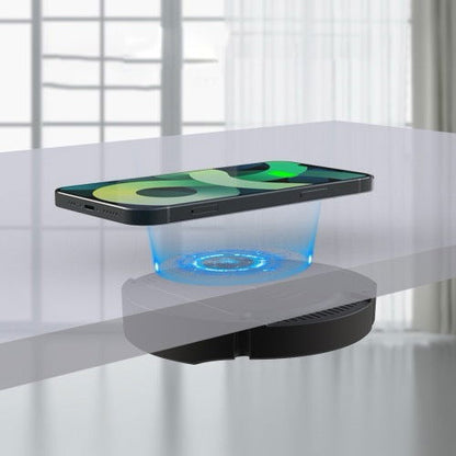 Chargeur sans fil magnétique étanche à distance T16 10W pour ordinateurs de bureau à moins de 30 mm
d'épaisseur - Wakeshopes