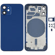 Couvercle arrière du boîtier avec plateau pour carte SIM, touches latérales et objectif de l'appareil photo pour iPhone 12 mini avec logo - Wakeshopes