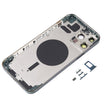 Couvercle de boîtier arrière avec plateau de carte SIM et lentille de la caméra pour iPhone 13 Pro Max avec logo - Wakeshopes