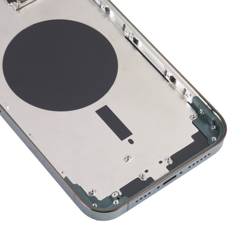 Couvercle de boîtier arrière avec plateau de carte SIM et lentille de la caméra pour iPhone 13 Pro Max avec logo - Wakeshopes