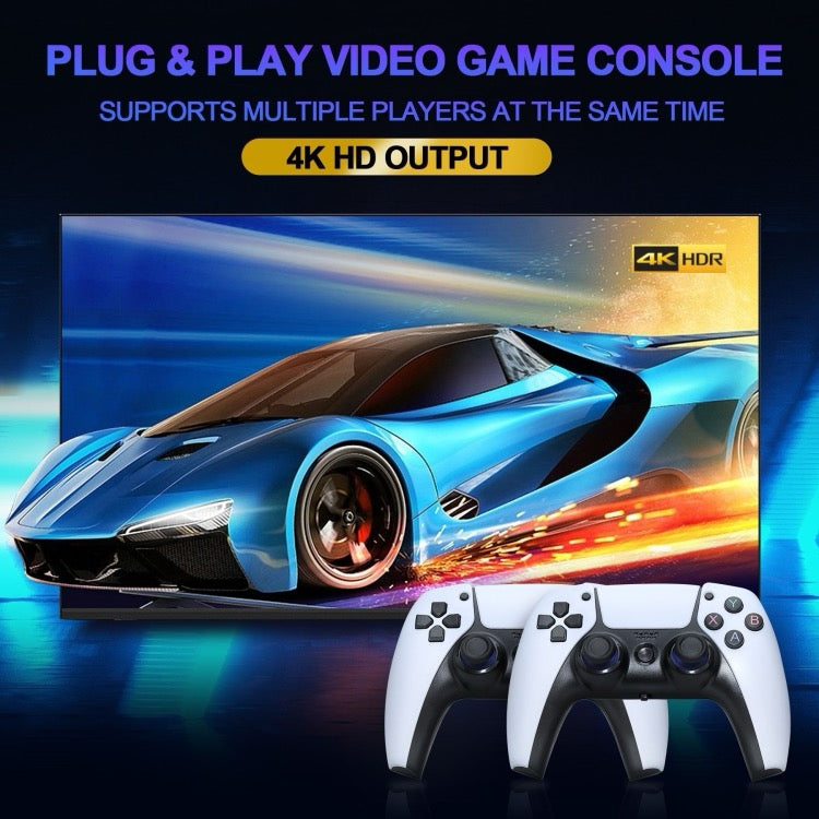 Console de jeu vidéo 64G 10000+ Jeux Rétro
Handheld 4K TV Game Stick Wireless Controller