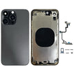 Châssis arrière avec apparence imitation de l'iP15 Pro pour iPhone XR avec logo (noir )