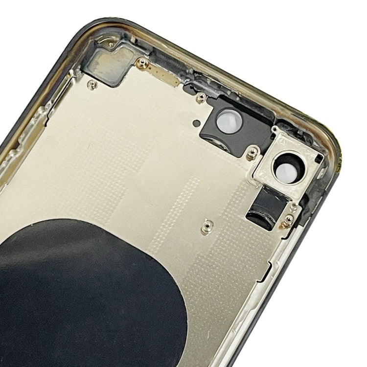 Châssis arrière avec apparence imitation de l'iP15 Pro pour iPhone XR avec logo (noir )
