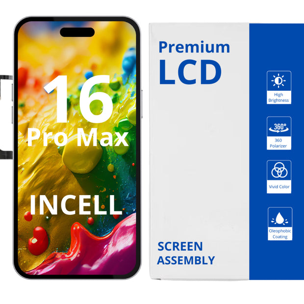 Écran LCD Excellent
Assemblage pour iPhone 16 Pro Max 
Incell