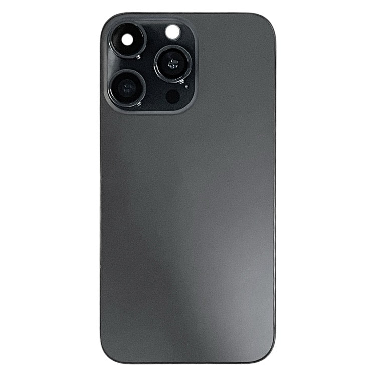 Châssis arrière avec apparence imitation de l'iP15 Pro pour iPhone XR avec logo (noir )